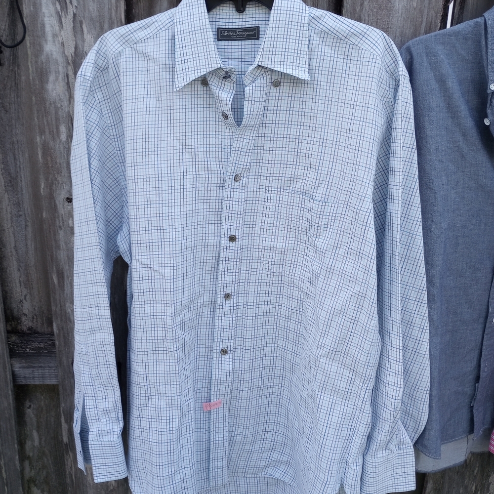 Salvatore Ferragamo L men's dress shirt